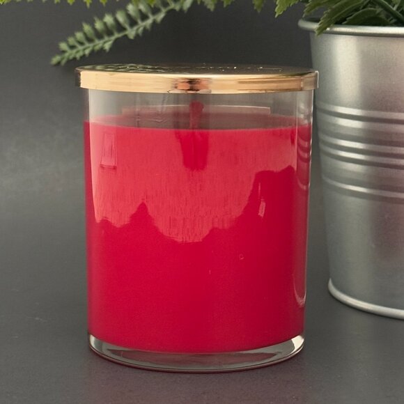 BBW Frosted Cranberry White Barn Bath & Body Works Single Wick Candle - Picture 2 of 10